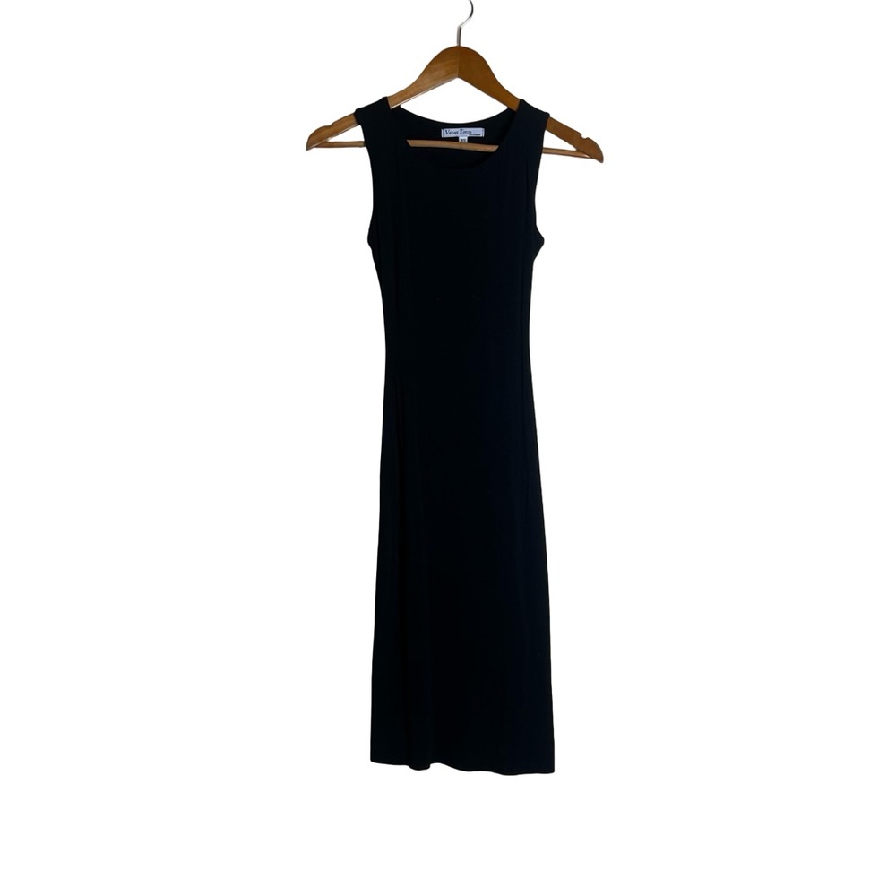Velvet Torch black sleeveless midi dress. Size xs